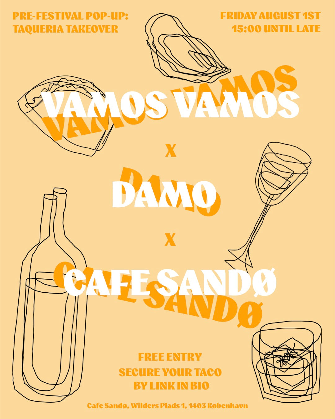 1ST AUGUST PRE-FESTIVAL POP-UP - CAMPECHANO TACO PREORDER